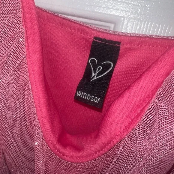 Sparkly Pink Mini Dress - Picture 5 of 5